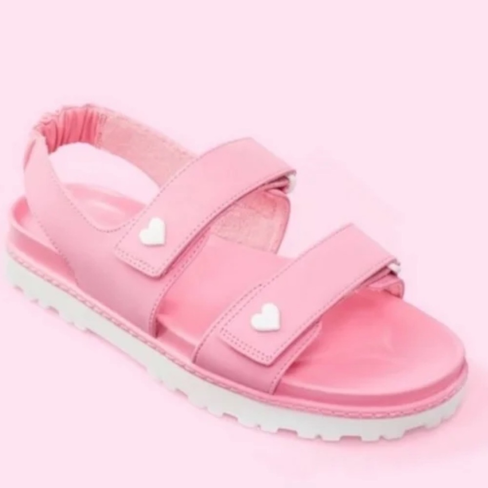 Stoney Clover Lane x Target Pink Heart Sandals